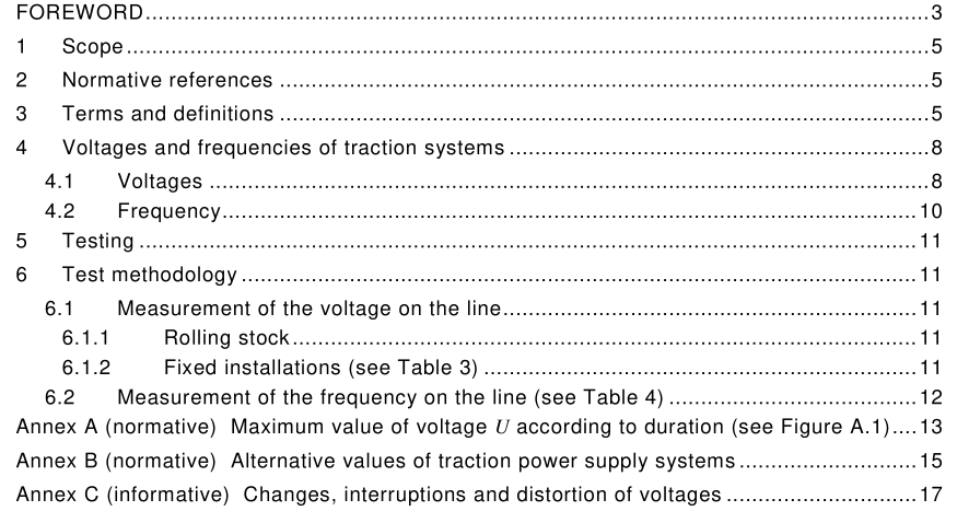 IEC 60850-2014 pdf Railway applications – Supply voltages of traction systems