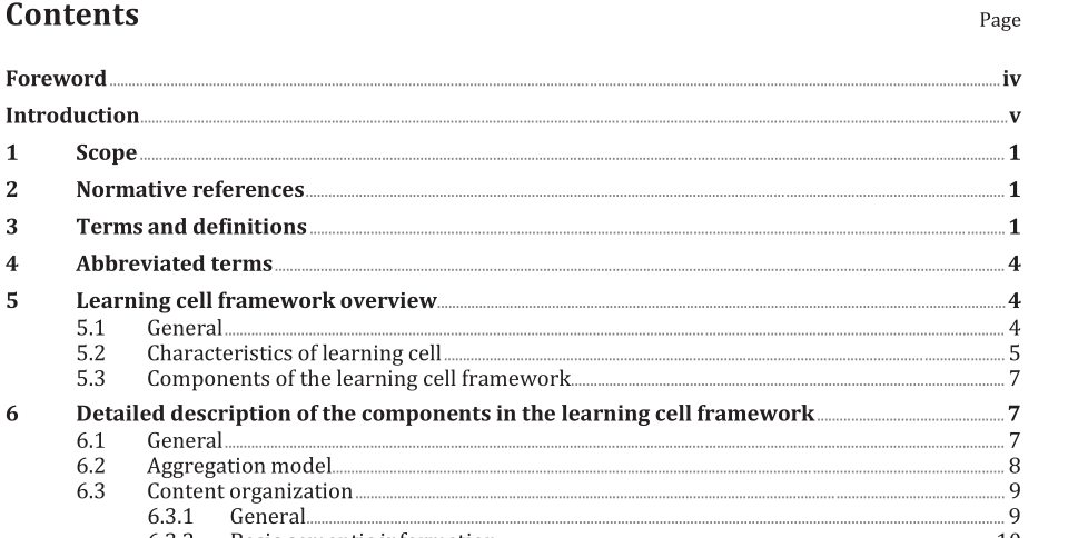 ISO IEC 23126-2021 pdf Information technology for learning, education and training — Ubiquitous learning resource organization and description framework
